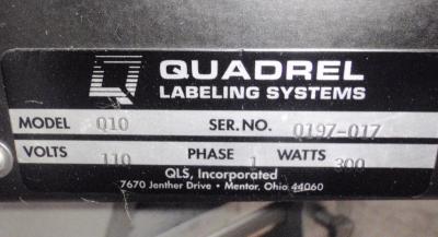 Q10 Quadrel Labeling Systems