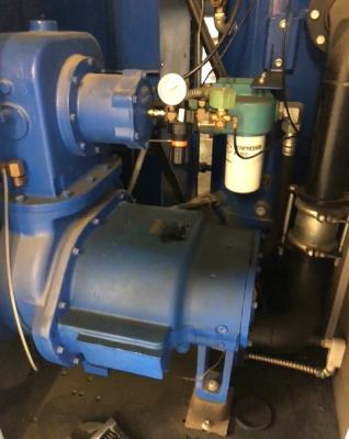 Quincy QSF-150 Air Compressor inside
