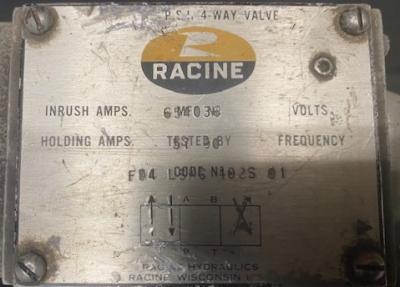 Racine FD4 LSKS 102S 01 Hydraulic Valve