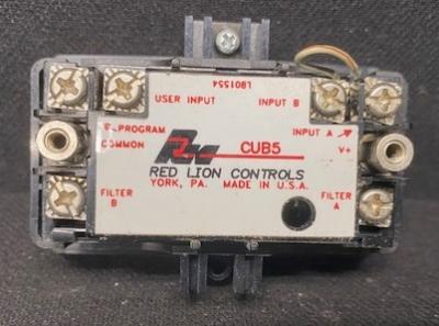 Red Lion LB01554 CUB5 Dual Counter and Rate Indicator with LB01426 Power Supply