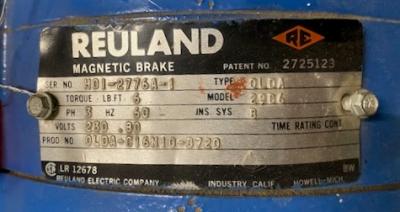 Reuland 29B6 Magnetic Break with Reuland Motor