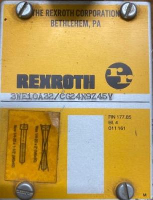 Rexroth 3WE10A32CG24N9Z45Y Hydraulic Valve
