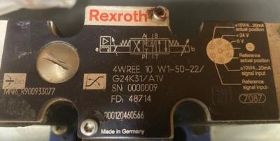 Rexroth 4WREE10W1-50-22/G24K31/A1V Hydraulic Proportional Directional Control Valve
