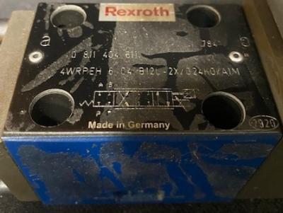 Rexroth 4WRPEH6C4B12L-2X/G24K0/A1M Servo Solenoid Control Valve
