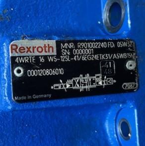 Rexroth 4WRTE16W5-125L-416EG24ETK31A5WB15M Hydraulic Valve