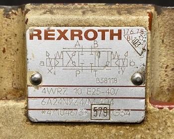 Rexroth 4WRZ 10 E25-406A24N9Z4M-204 Hydraulic Valve