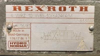 Rexroth 4WRZ 10 W85-30/6A24K4/M Hydraulic Valve