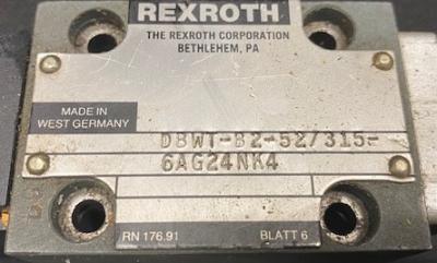 Rexroth DBWT-B2-52/315-6AG24NK4 Hydraulic Valve