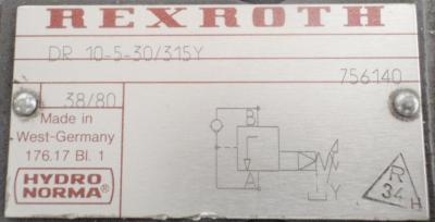Rexroth DR 10-5-30-315Y Hydraulic Valve