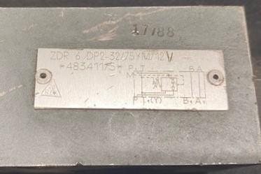 Rexroth ZDR 6 DP2-32/75YM/12V Pressure Valve Switch