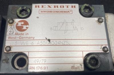 Rexroth-Hydronorma 3 WE 6 A50/AG24NZ5L Hydraulic Valve