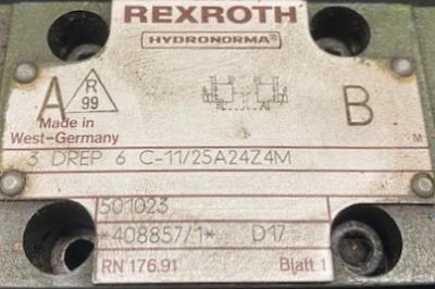 Rexroth-Hydronorma 3DREP 6 C-11/25A24Z4M Hydraulic Valve