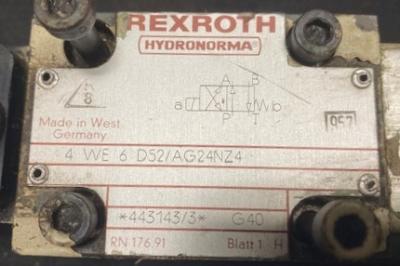 Rexroth-Hydronorma 4 WE 6 D52AG24NZ4 Hydraulic Valve