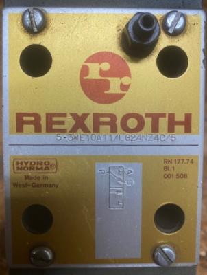 Rexroth-Hydronorma 5-3WE10A11/LG24NZ4C/5 Hydraulic Valve