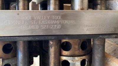 Rock Valley Tool D19140-2 2x140mm Blow Mold Machine Head