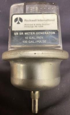 Rockwell Unknown Model 5/8" SR 100 G/Pulse Water Meter