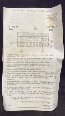 Ross 832K77 Valve Body Service Kit