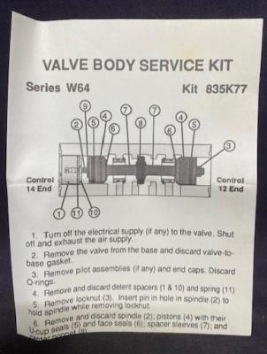 Ross 835K77 Valve Body Service Kit