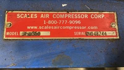 Scales Air Compressor Corporation SVSD550 Air Compressor