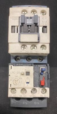 Schneider Electric Telemecanique LC1-D09 Contactor with Schneider Electric Telemecanique LRD-05 Tesys Thermal Overload Relay