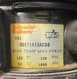 Schrader Bellows 06E11A13ACSB Filer/Regulator