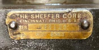 Sheffer 6SH A069 Program Cylinder
