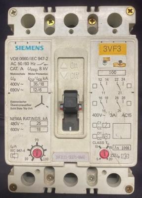Siemens 3VF3111-5EQ71-0AA0 Circuit Breaker