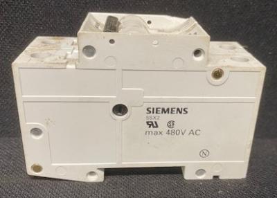 Siemens 5SX22 C10 2-Pole Circuit Breaker