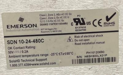 Sola Power Supply Data