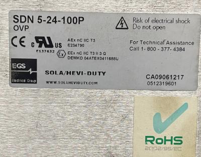 Sola Power Supply Data
