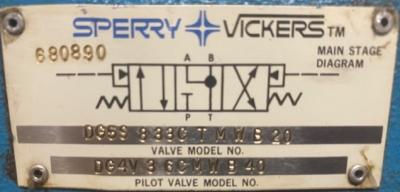 Sperry-Vickers DG5S-8-33C-TMWB-20 Hydraulic Valve