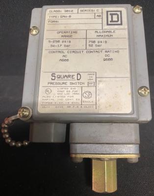 Square D 9012 GAW-5 Pressure Switch