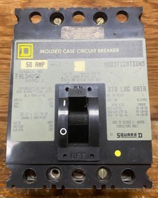 Square D FAL34050 50 Amp Circuit Breaker