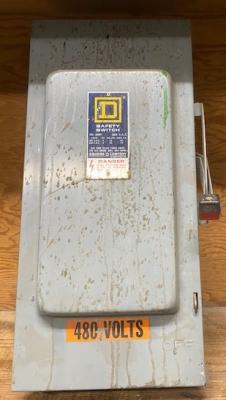 Square D H-363 Series E1 Enclosed Fusible Safety Switch