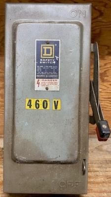 Square D H361 Series E1 Enclosed Fusible Safety Switch