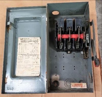 Inside View Square D HU362 Heavy Duty Safety Switch