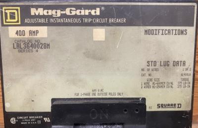 Square D LAL3640028M Mag-Gard Circuit Breaker