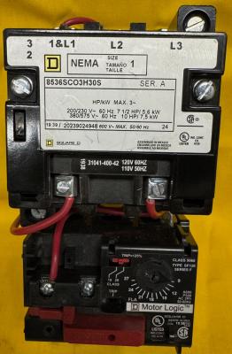 Square D motor starter