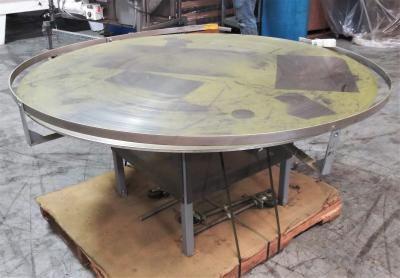 Stainless Steel 5 ft. Diameter Rotary Accumulation Table