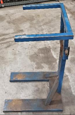 Side View Steel Blow Mold Head Stand