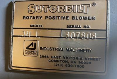 Sutorbilt 3HL Rotary Positive Blower
