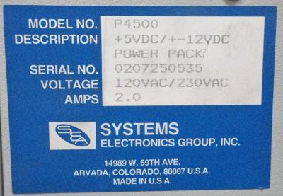 Systems Electronics P4500 