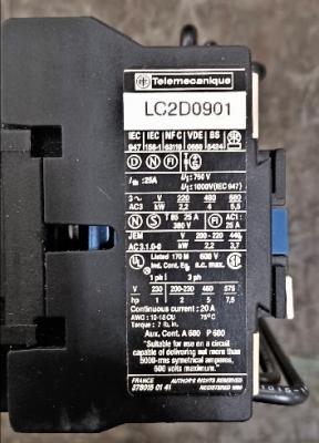 Telemecanique LC2D0901 Reversing Contactor