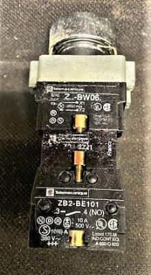 Telemecanique Z-BW06 Pilot Light and Push Button