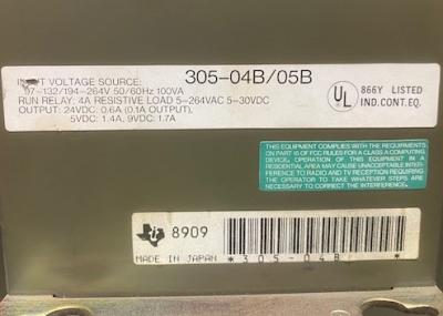 Texas Instruments 305-04B05B Programmable Controller