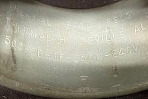 Thermal Corporation 500-2D-1F Band Heater