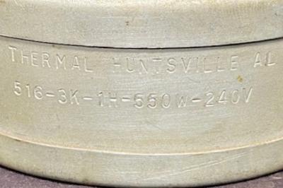 Thermal Corporation 516-3K-1H Band Heater