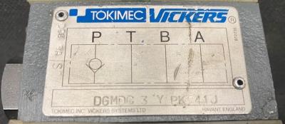 Tokimec-Vickers DGMDC3YPK41J Hydraulic Valve