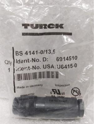 Turck BS4141-013,5 4 pin male plug