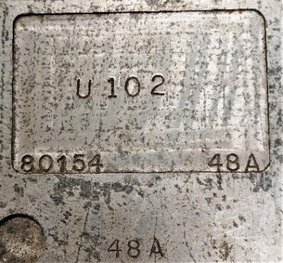 Dairy Jug Mold Data Plate View Uniloy 80154 Gallon Dairy Jug Blow Mold